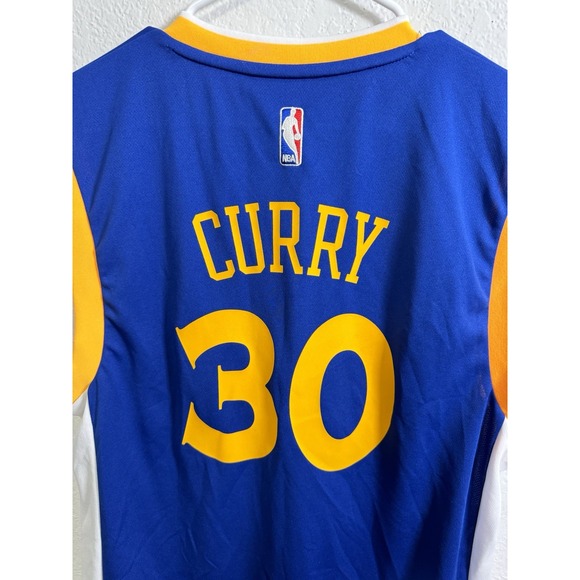 NBA Adidas Steph Curry #30 Golden State Warriors Jersey Men's Medium Blue - Picture 5 of 7